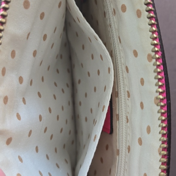 Kate Spade Mikas Pond Janelle Saffiano Leather Cross Body Bag  pink 💗 - Picture 14 of 16